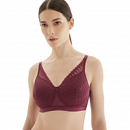 Бюстгальтер Megami для фиксации экзопротеза M9109 баклажан.